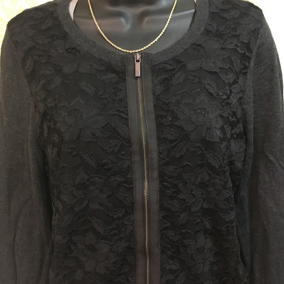 Banana Republic lace front cardigan - Picture 5 of 9
